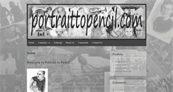 Desktop Screenshot of portraittopencil.com