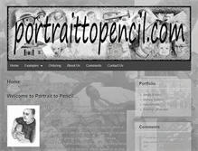 Tablet Screenshot of portraittopencil.com